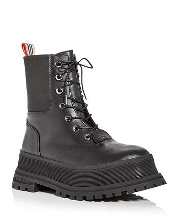 burberry women's springton combat boots|bloomingdale's burberry boots.